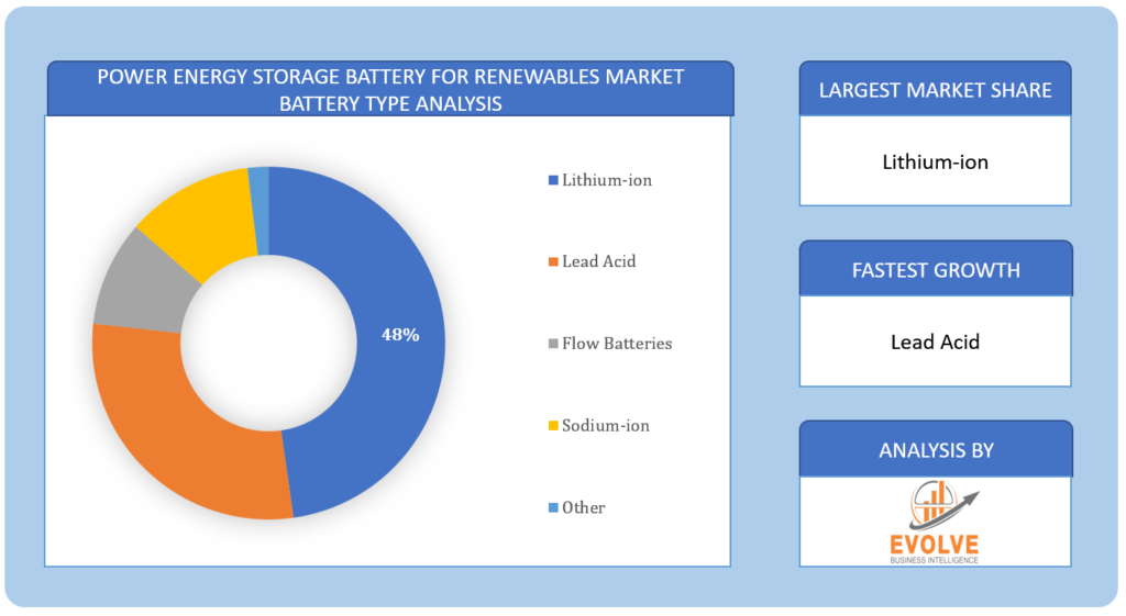 Power Energy Storage Battery for Renewables Segment Overview