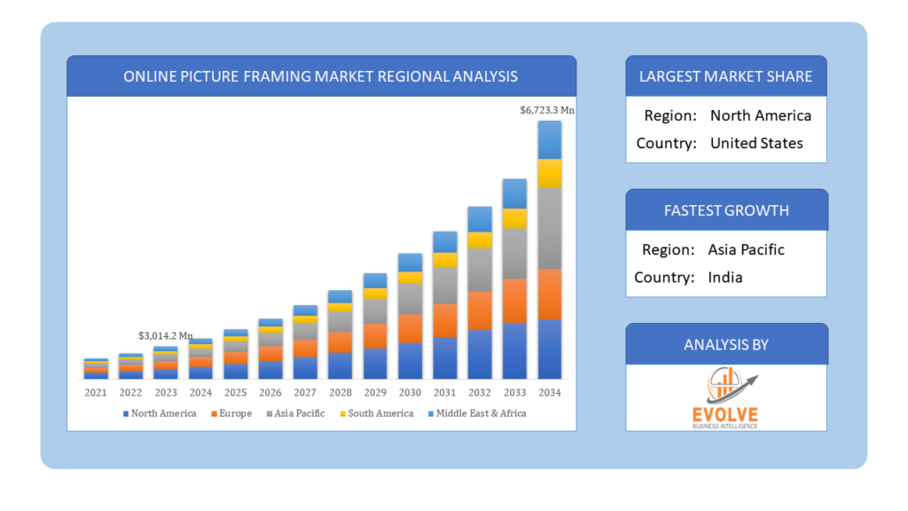 Global Online Picture Framing Market Regional Analysis